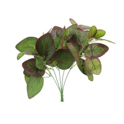 45cm Mixed Leaves Bunch Plant with Purple Sides