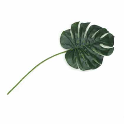 70cm Monstera Leaf with Stem