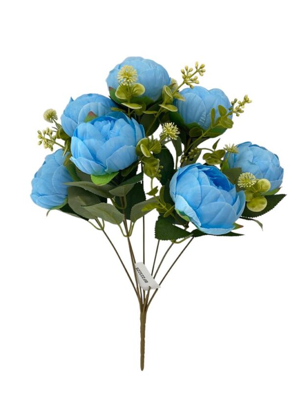 Peony bunch – 45 cm blue