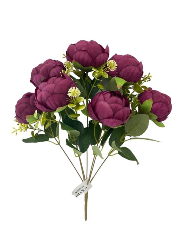 Peony bunch – 45 cm purple