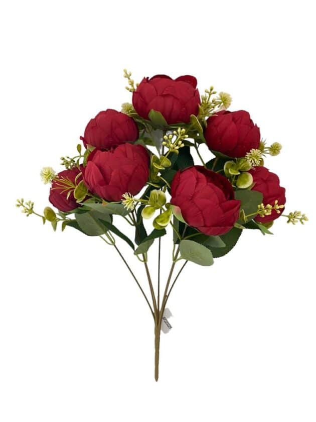 Peony bunch – 45 cm red