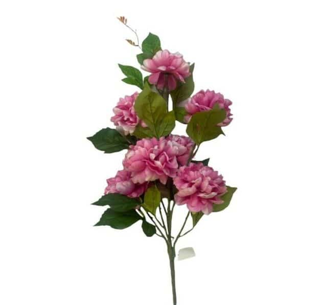 18-head peony bunch – 80 cm pink