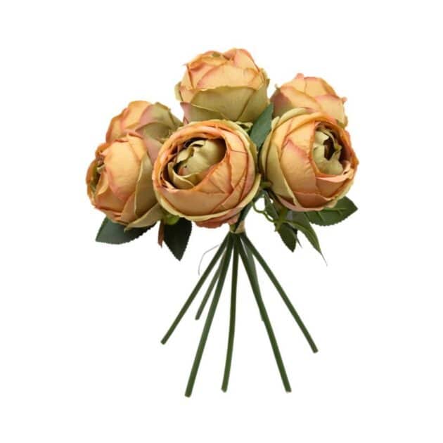 7-head peony bunch – 30 cm yellow