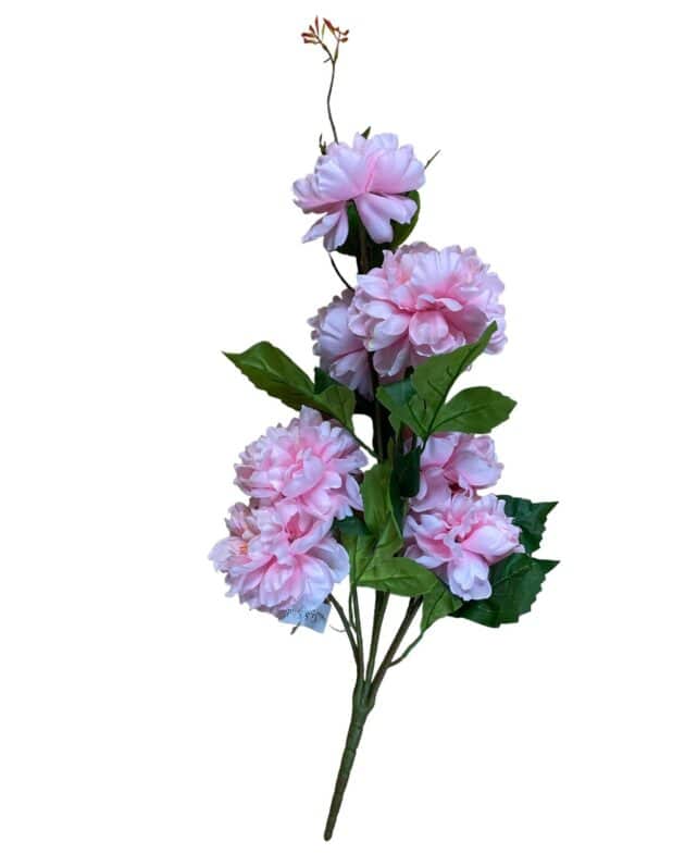 18-head peony bunch – 80 cm light pink