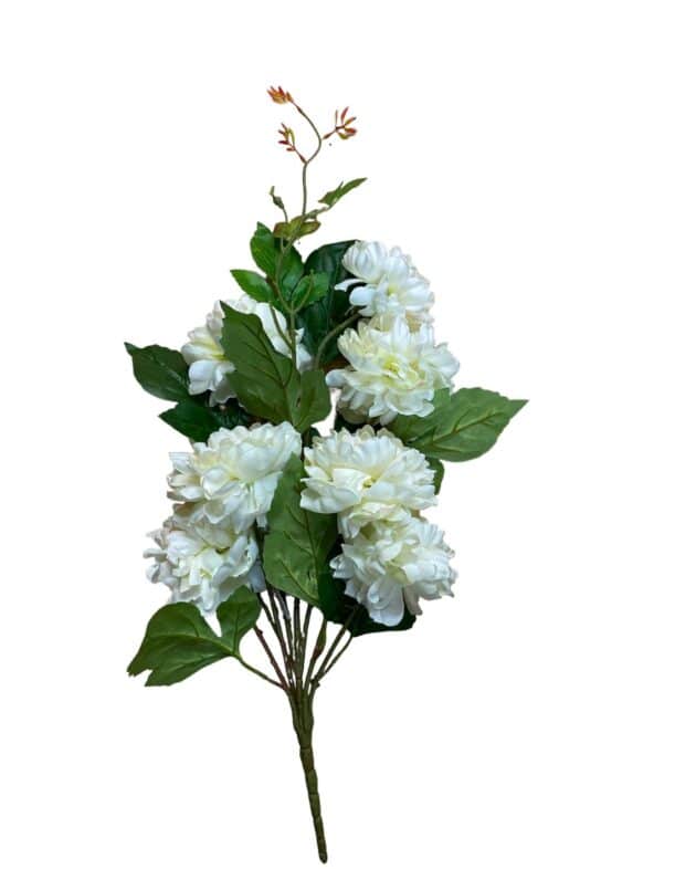 18-head peony bunch – 80 cm ivory