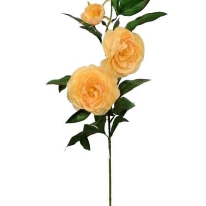 3-head rose spray – 95 cm orange