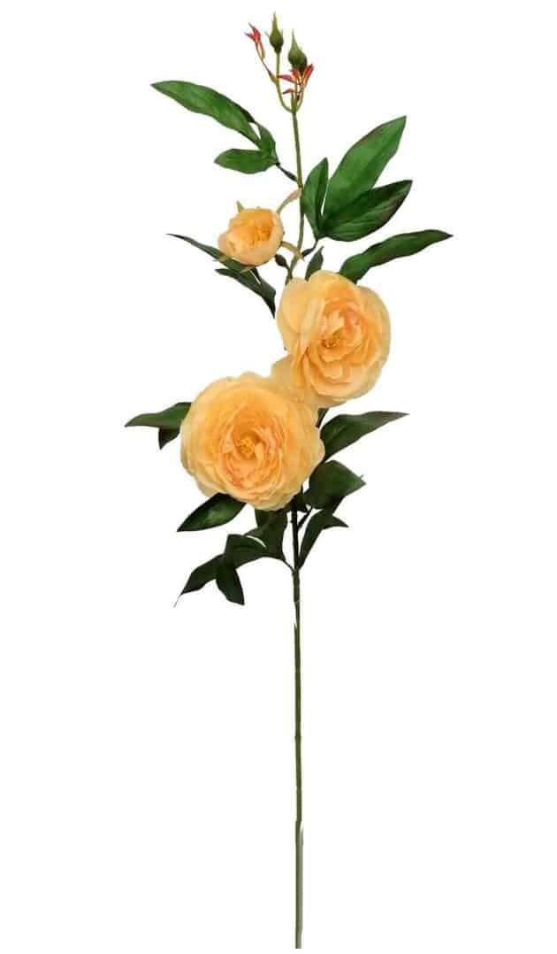 3-head rose spray – 95 cm orange