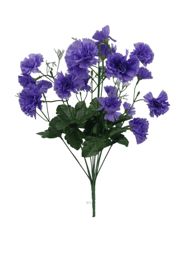 Zip carnation – 47 cm, purple