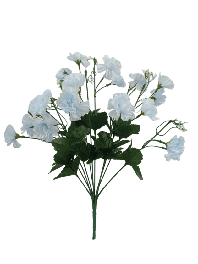 Zip carnation – 47 cm white