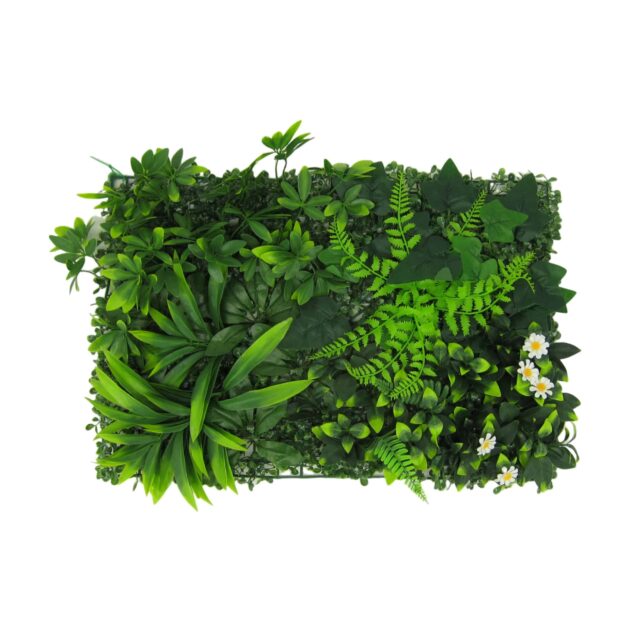 Wall mat with daisy flowers and long leaves – 40x60 cm