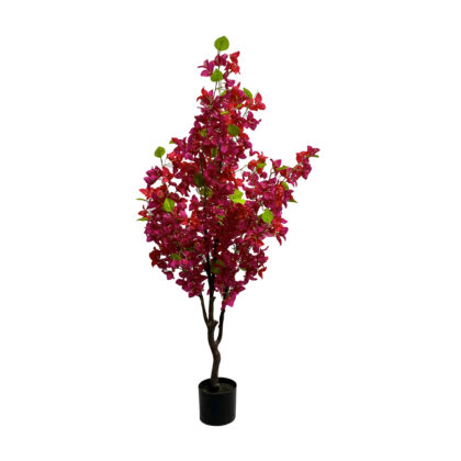 Vibrant Bougainvillea Tree, Lifelike artificial bougainvillea, Faux bougainvillea in red, pink, ivory, Large artificial bougainvillea tree