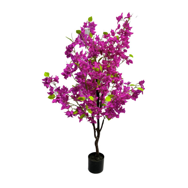 Vibrant Bougainvillea Tree, Lifelike artificial bougainvillea, Faux bougainvillea in red, pink, ivory, Large artificial bougainvillea tree