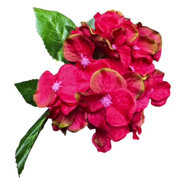 Realistic Artificial Hydrangea with Single Large Bloom