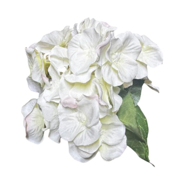 Realistic Artificial Hydrangea with Single Large Bloom