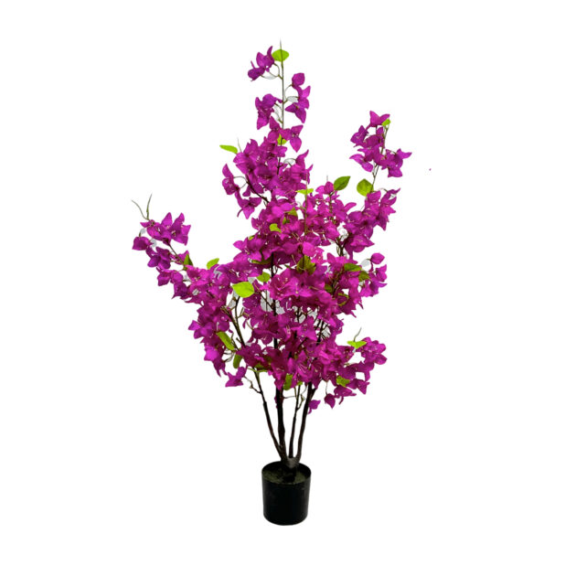 Vibrant Bougainvillea Tree, Lifelike artificial bougainvillea, Faux bougainvillea in red, pink, ivory, Large artificial bougainvillea tree