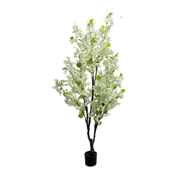 Vibrant Bougainvillea Tree, Lifelike artificial bougainvillea, Faux bougainvillea in red, pink, ivory, Large artificial bougainvillea tree