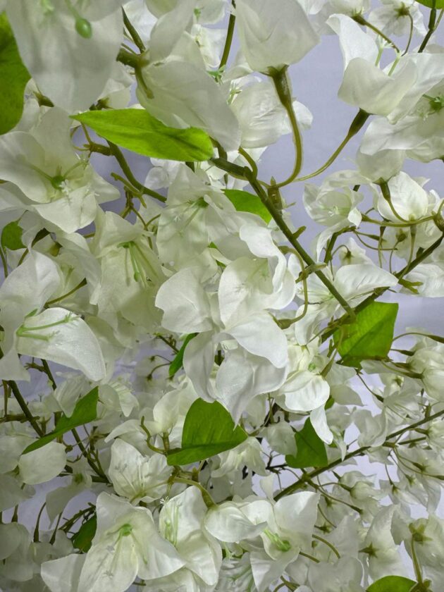 Vibrant Bougainvillea Tree, Lifelike artificial bougainvillea, Faux bougainvillea in red, pink, ivory, Large artificial bougainvillea tree