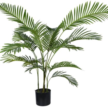 Luxe Areca Palm Tree, Lifelike artificial palm, Faux Areca palm in home decor, Tropical faux palm tree, Large artificial Areca palm