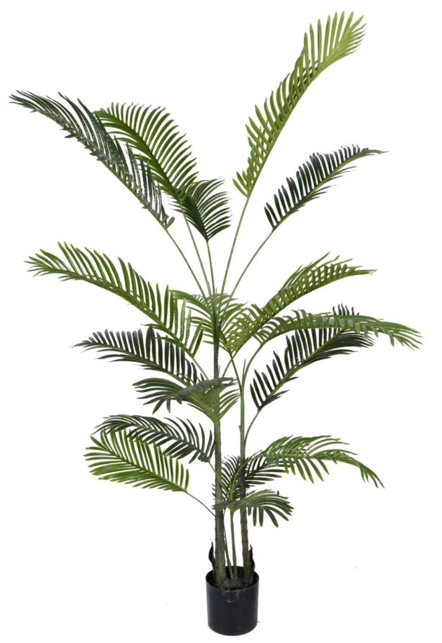 Luxe Areca Palm Tree, Lifelike artificial palm, Faux Areca palm in home decor, Tropical faux palm tree, Large artificial Areca palm