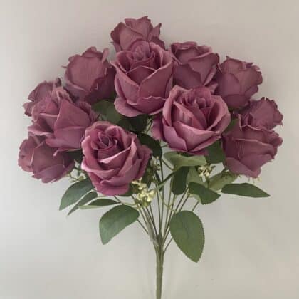 12 Head Rose Bud 50cm